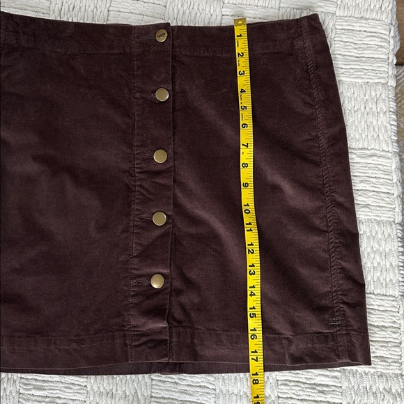 Toad & Co brown corduroy midi skirt - Picture 4 of 7